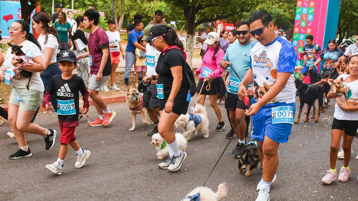Croquetatón 2026 reúne a cientos de corredores y mascotas en Chiapas